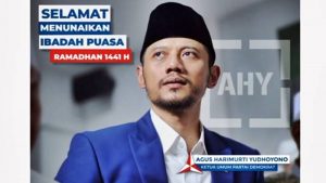 Agus Harimurti Yudhoyono: Selamat Menunaikan Ibadah Puasa