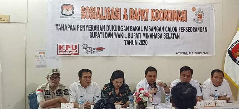 Bawaslu Minsel Awasi Penyerahan Dukungan Paslon Perseorangan