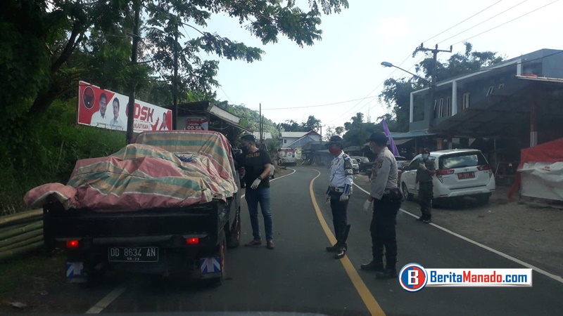 Waspada COVID-19, Pemkab Minahasa Jaga Berbatasan