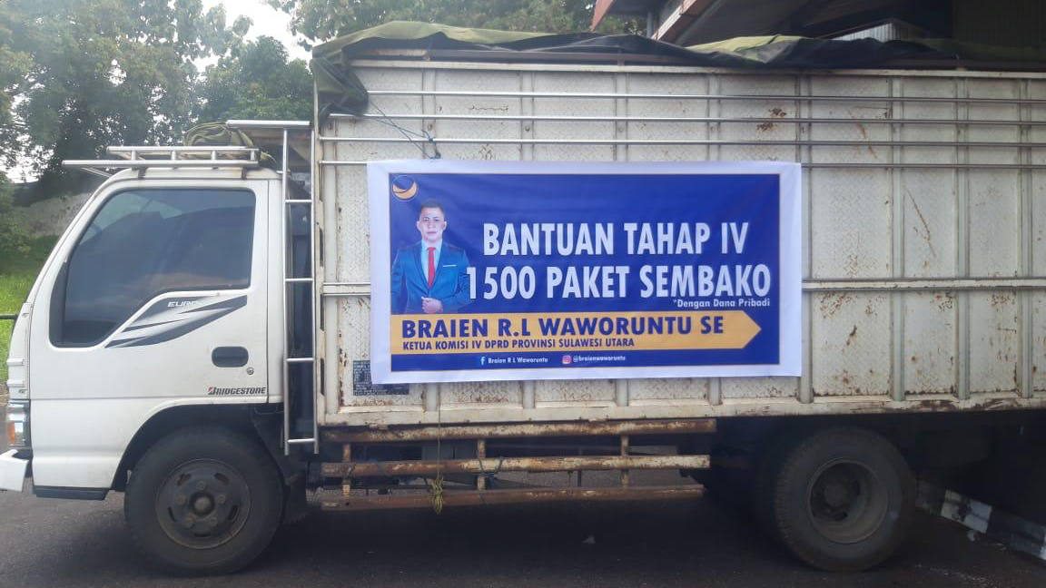 Ribuan Paket Bantuan Sembako Braien Waworuntu Siap Disalurkan