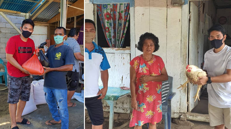 Chris Yodi Longdong Bagi Bantuan Karena Kepedulian, Bukan Pencitraan