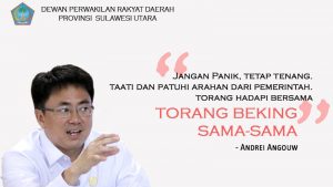 ‘Berkarya Dengan Hati’ di Tengah COVID-19, DPRD Sulut Turun Langsung Bantu Rakyat