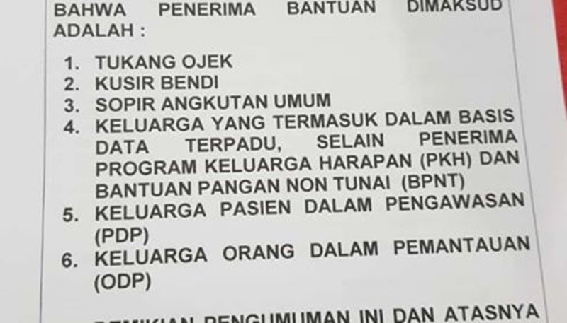 Pemkab Minahasa Segera Salurkan Bantuan Sembako