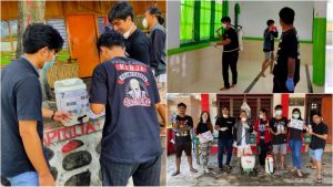 Begini Aksi Nyata Karang Taruna Muda Berkarya Tababo Induk Perangi COVID-19