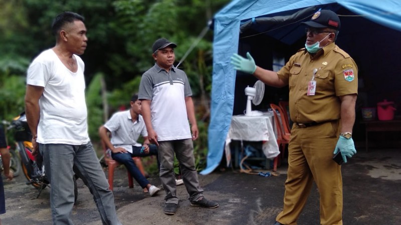 Sambangi Posko Pengawasan Perbatasan Wongkai Satu - Atep, Jani Rolos Apresiasi Petugas