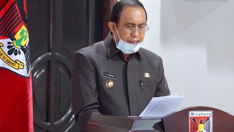 Paripurna DPRD Minahasa Hari Ini, Bupati Royke Roring Sampaikan LKPJ