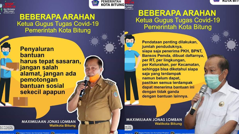 Data yang Digunakan Pemkot Bitung Salurkan Bansos Covid-19 Diragukan, Ini Buktinya
