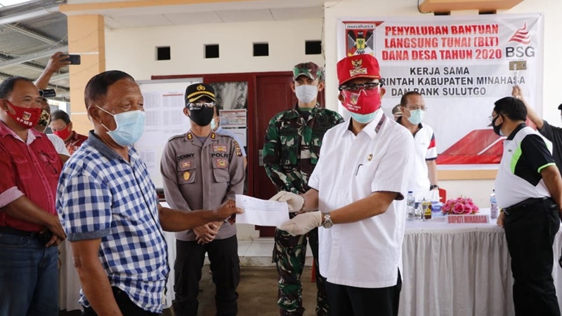 BLT Dana Desa di Minahasa Mulai Disalurkan