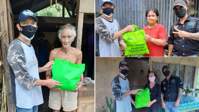 Kiky Sompotan Berbagi Kasih dengan Ribuan Warga Minut Terdampak COVID-19