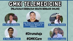 Salut! GMKI Sulut-Go Hadirkan Pelayanan Kesehatan Gratis Berbasis Online