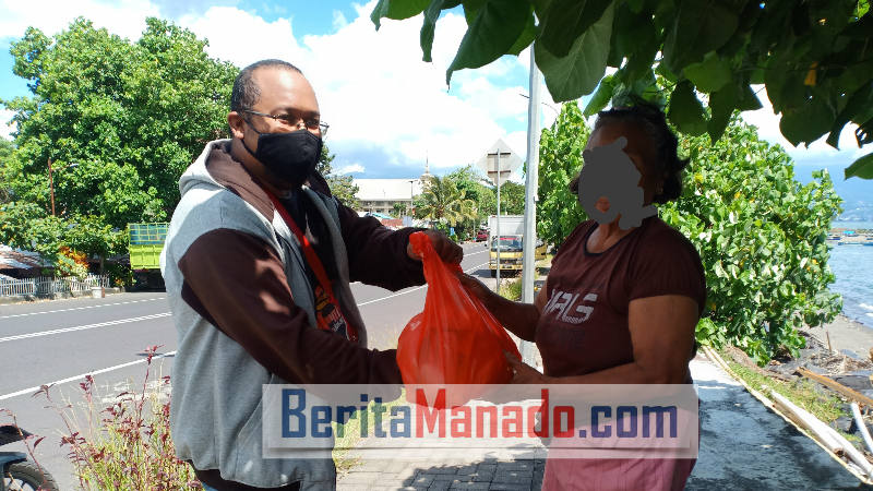 Komunitas Pers Manado Gelar Aksi Kemanusiaan Peduli COVID-19