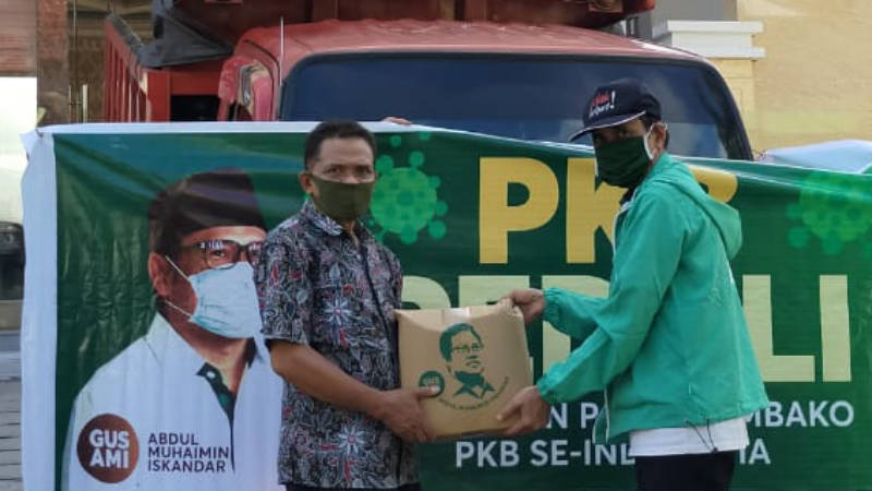Ribuan Paket Bapok Gus AMI Disalurkan ke PWNU, PW Muslimat, Umat Katolik dan Jurnalis