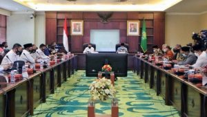 Tinjau Kesiapan Protokol di Rumah Ibadah, Satgas COVID-19 DPR RI Kunjungi Kemenag