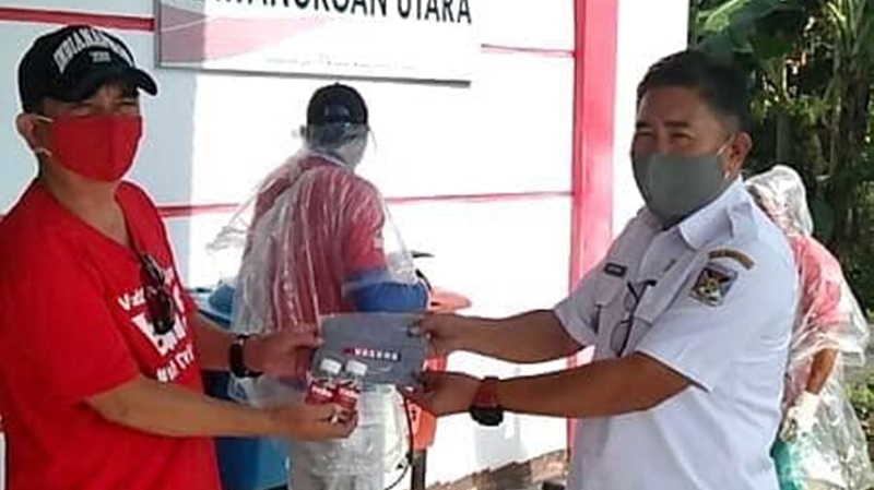 Vanda Sarundajang Bantu Upaya Pencegahan COVID-19 di Kawangkoan