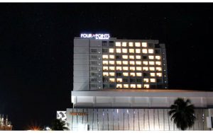 Sebar Pesan Positif, Four Points by Sheraton Manado Nyalakan Lampu Senyum