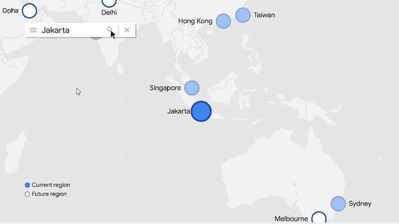 Google Cloud Platform Region kini hadir di Jakarta