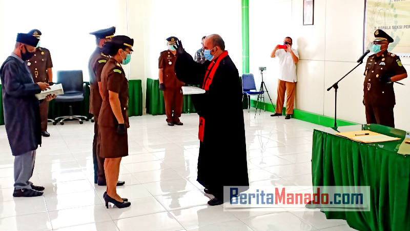 Gelar Sertijab, Kajari Manado Maryono: Jabatan Hanya Titipan