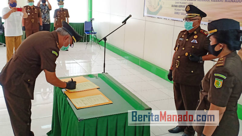 Gelar Sertijab, Kajari Manado Maryono: Jabatan Hanya Titipan