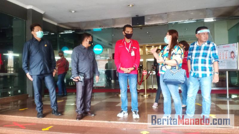 DPRD Manado Tinjau Penerapan Protokol Kesehatan Mega Mall