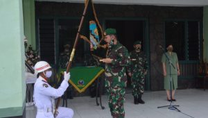 Usai Sertijab, Kolonel Inf Rano Tilaar Ikuti Tradisi Penerimaan dan Pelepasan