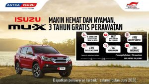 Beli ISUZU MU-X, Gratis Service 3 Tahun