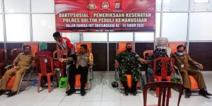 Jelang HUT Bhayangkara, Polres Boltim Gelar Donor Darah