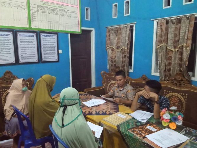 Penyaluran BST di Boltim Berlangsung Hingga Pagi Dini Hari