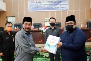 DPRD Boltim Gelar Paripurna Ranperda Pertanggungjawaban APBD 2019