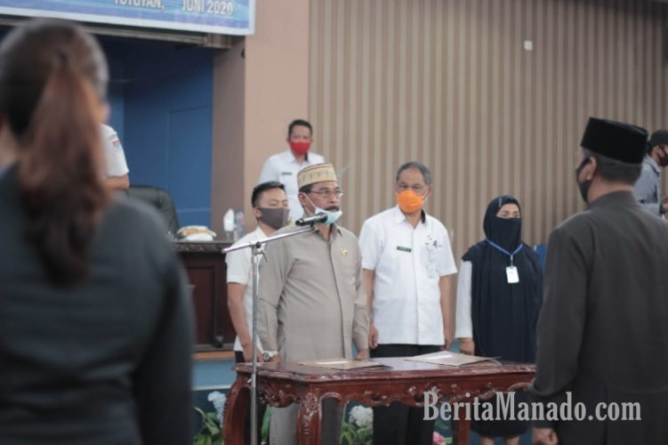 Ini Nama-nama Pejabat yang Dilantik Bupati Boltim
