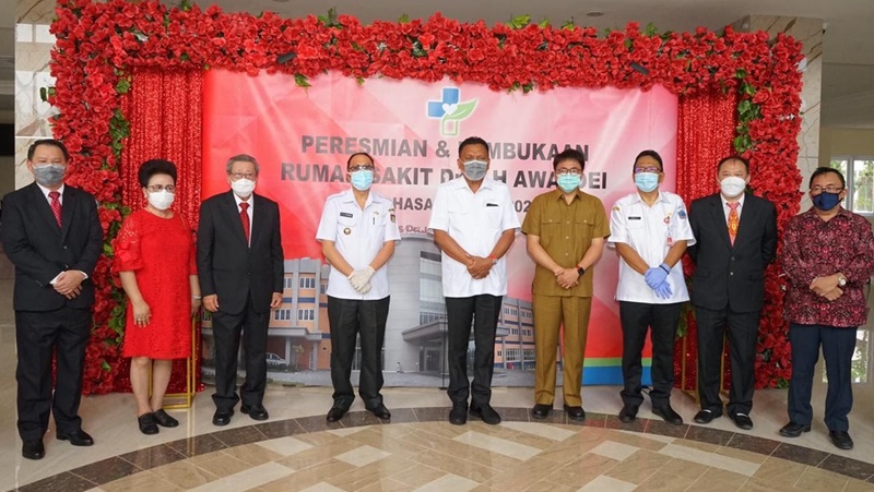 Hadiri Peresmian RS Dr. J.H. Awaloei, Ini Harapan Bupati Royke Roring