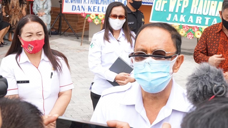 Hadiri Peresmian RS Dr. J.H. Awaloei, Ini Harapan Bupati Royke Roring
