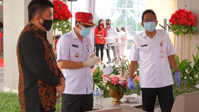 Hadiri Peresmian RS Dr. J.H. Awaloei, Ini Harapan Bupati Royke Roring
