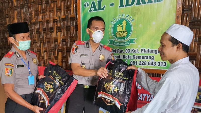 Serdik Sespimen Dikreg ke-60 Gelar Aksi Kemanusian di Tengah Pandemi Covid-19