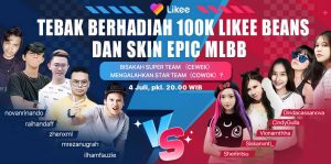 Likee dan Mobile Legends: Bang Bang (MLBB) Berkolaborasi Gelar Serangkaian Kompetisi