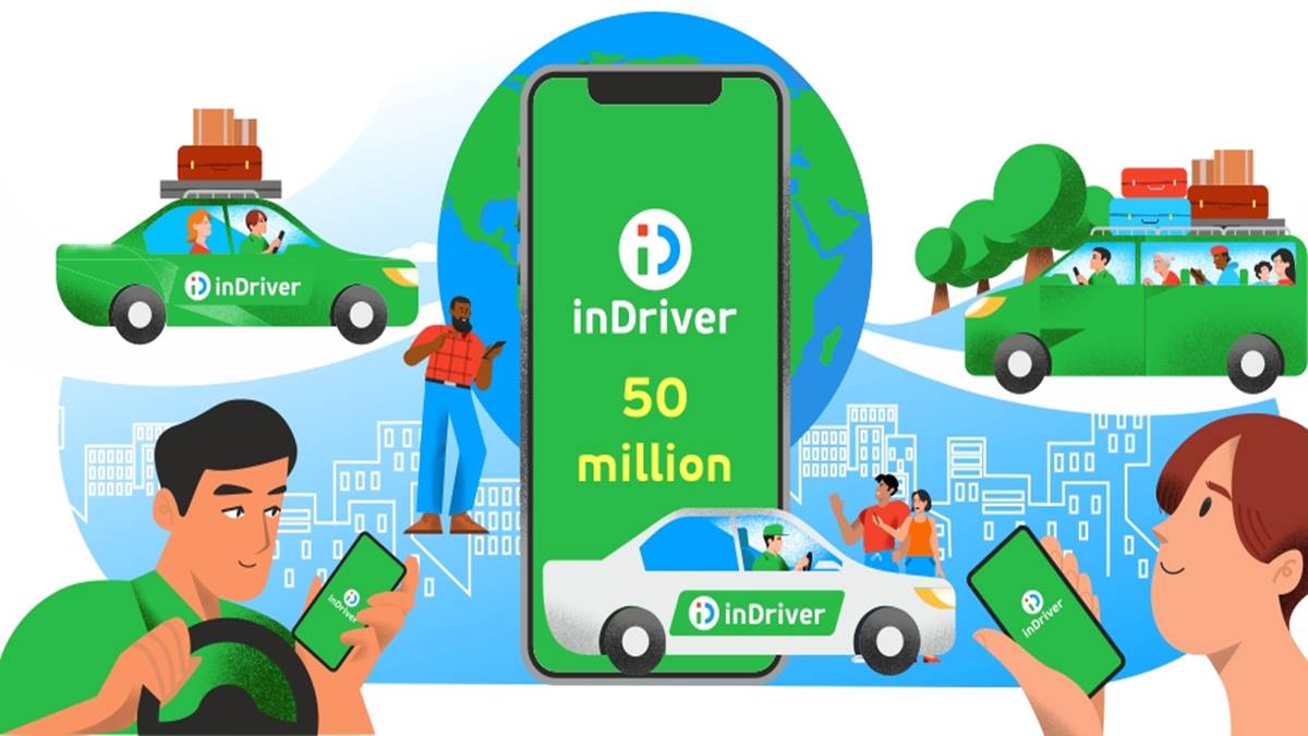 inDriver 50 million illustration