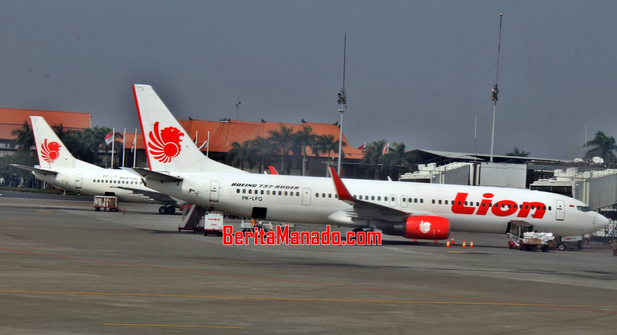 Pesawat Lion Air (Foto BeritaManado.com)