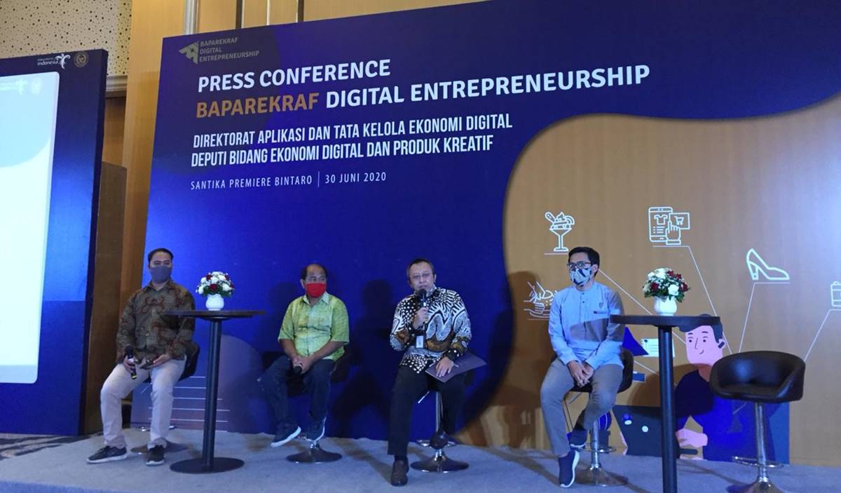 Press Conference Baparekraf Digital Entrepreneurship