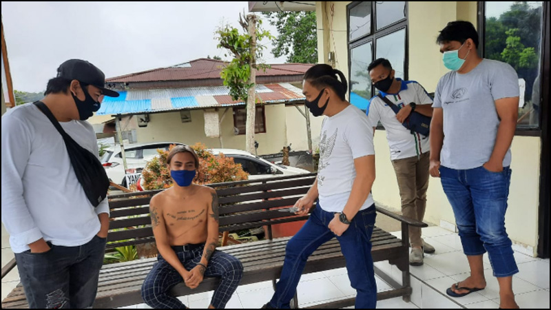 Kejar Korban Dengan Pisau Lipat, Warga TomSel Diamankan Totosik