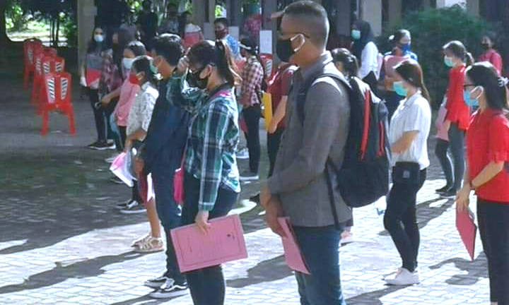 Terapkan Protokol Kesehatan, Unsrat Gelar UTBK Gelombang Pertama