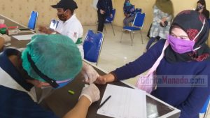 Jelang Pilgub, KPU Bolmut Ikut Rapid Test