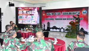 Kunjungan Kerja ke Kodim 0735 Surakarta, Ini Pesan Kolonel Rano Tilaar