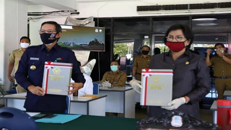 Keterbukaan Informasi Publik dan Kerja Cerdas, Ini LKPD Kota Manado Tahun 2019