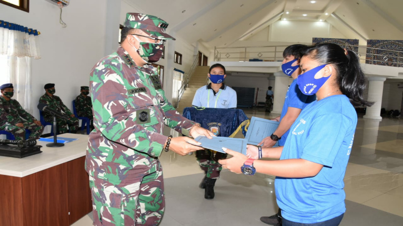 Wadan Lantamal VIII Manado Menutup Kegiatan BJRB