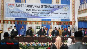HUT ke-12 Boltim, DPRD Gelar Rapat Paripurna Istimewa