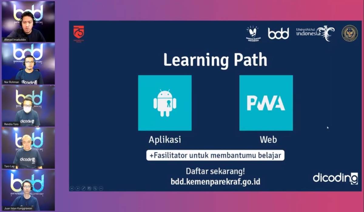 Kemenparekraf Gelar Baparekraf Developer Day 2020 untuk Para Talenta Digital Kreatif 1 Pendaftaran Fasilitasi