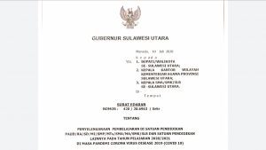 Gubernur Olly Dondokambey Diminta Kaji Kembali Surat Edaran Belajar dari Rumah