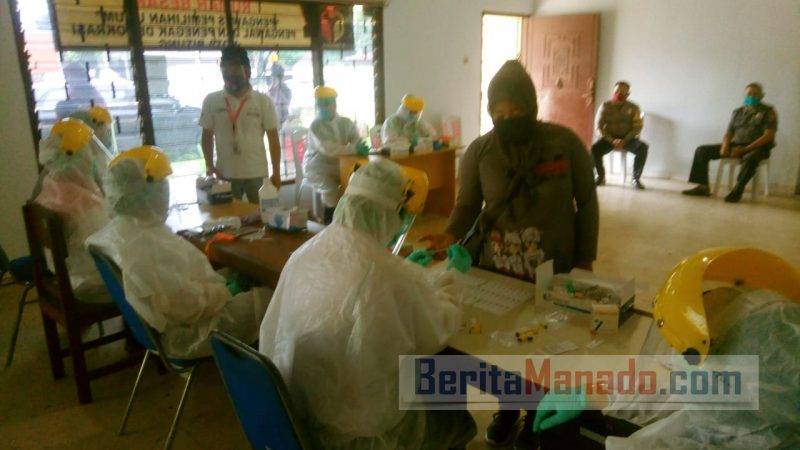 Bawaslu Bitung Gelar Rapid Test Massal