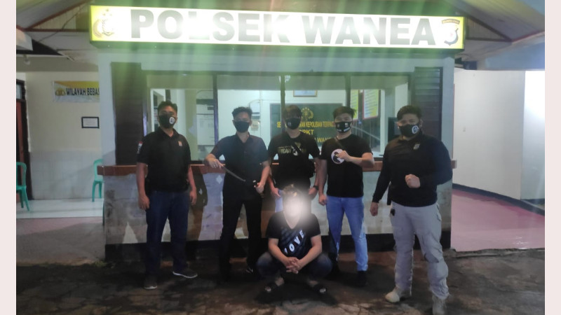 Respon Cepat Laporan Masyarakat, Timsus Maleo Amankan Pelaku Pembawa Sajam