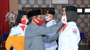 Dikukuhkan Bupati Sehan Landjar, Paskibraka Boltim Siap Kibarkan Bendera Merah Putih