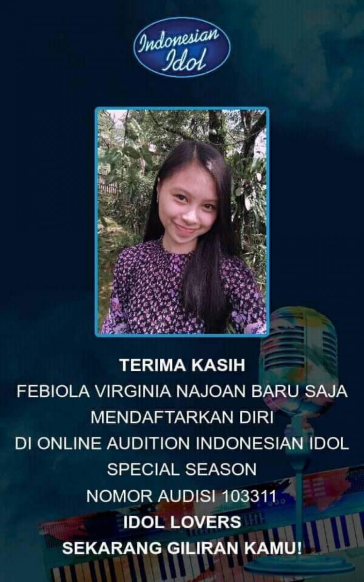 Asah Bakat Bernyanyi, Febiola Najoan Ikut Audisi Online ...